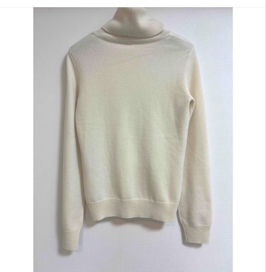フォクシー　カシミヤ　タートルネックセーター　38