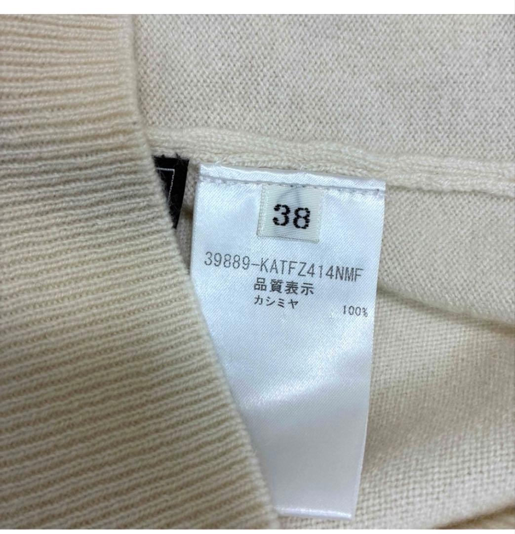 フォクシー　カシミヤ　タートルネックセーター　38