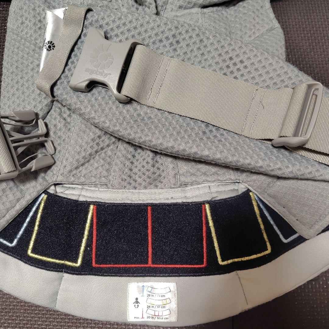 【ergobaby】オムニブリーズ　パールグレー　よだれカバー付き