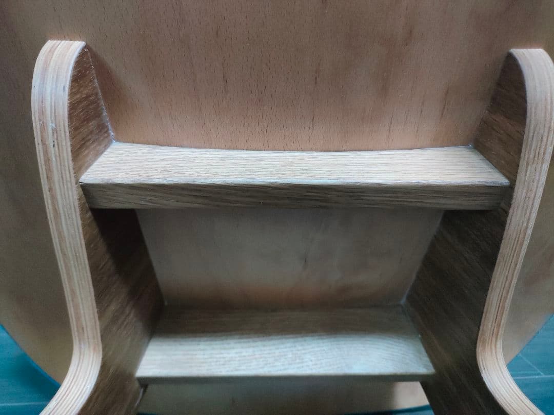 ★天童木工　低座椅子　水色　椅子　チェア　低座イス　Tendo