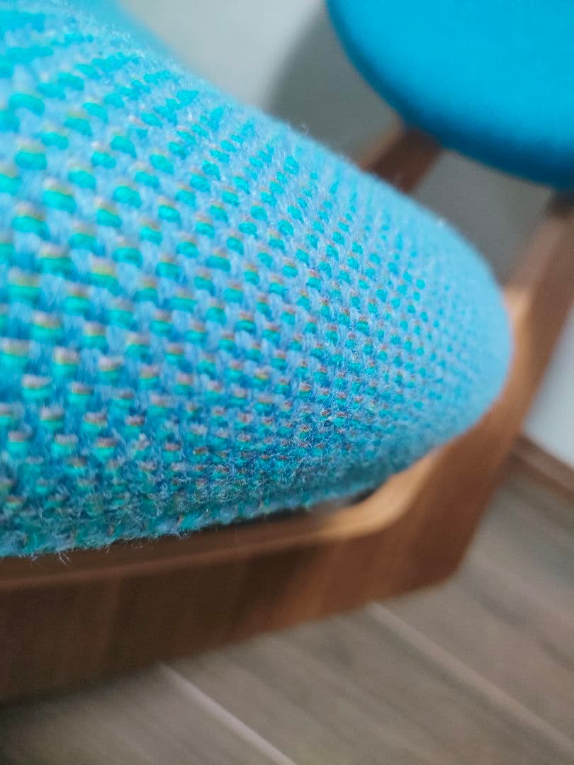 ★天童木工　低座椅子　水色　椅子　チェア　低座イス　Tendo