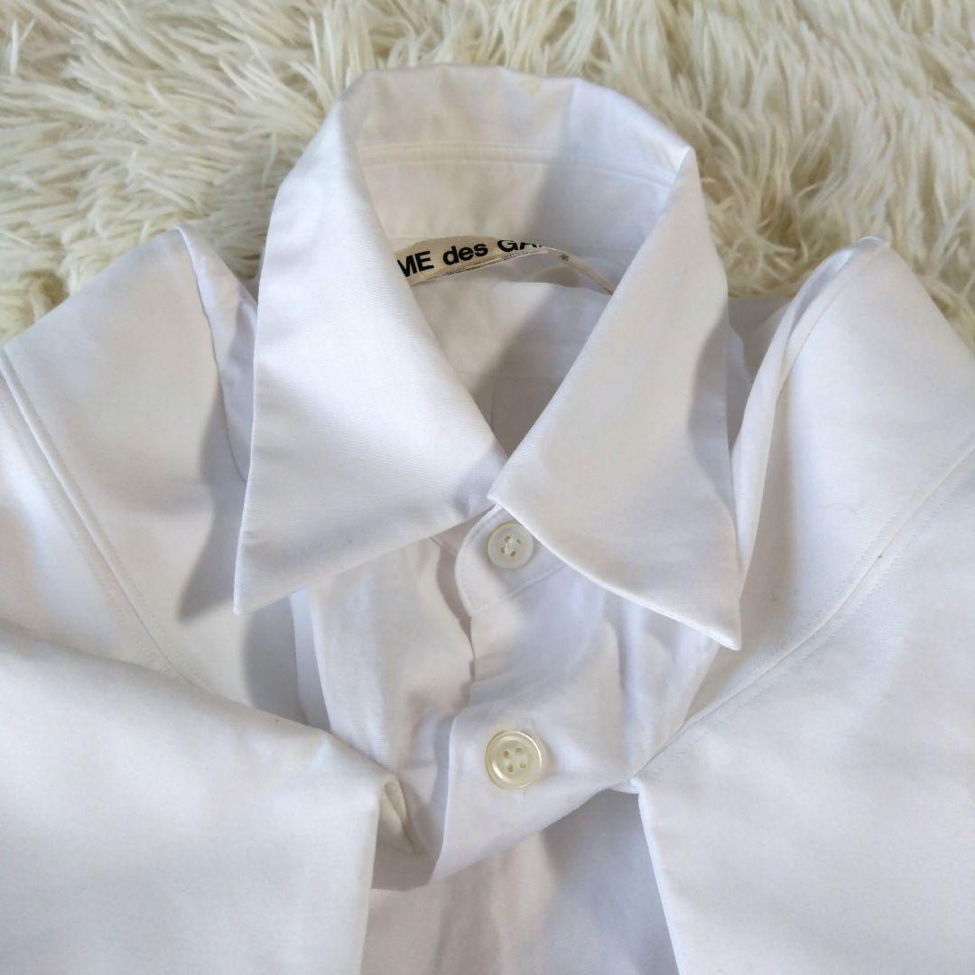 コムデギャルソン　ロングシャツ　　ケープ　チュール