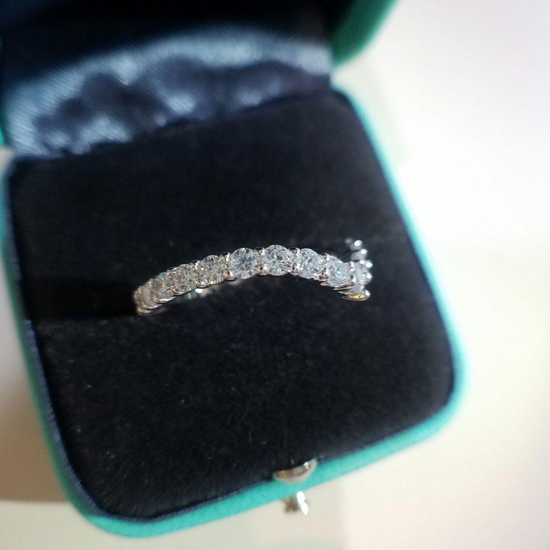 Noa22♡最高級モアサナイト Vシェイプフルエタニティ