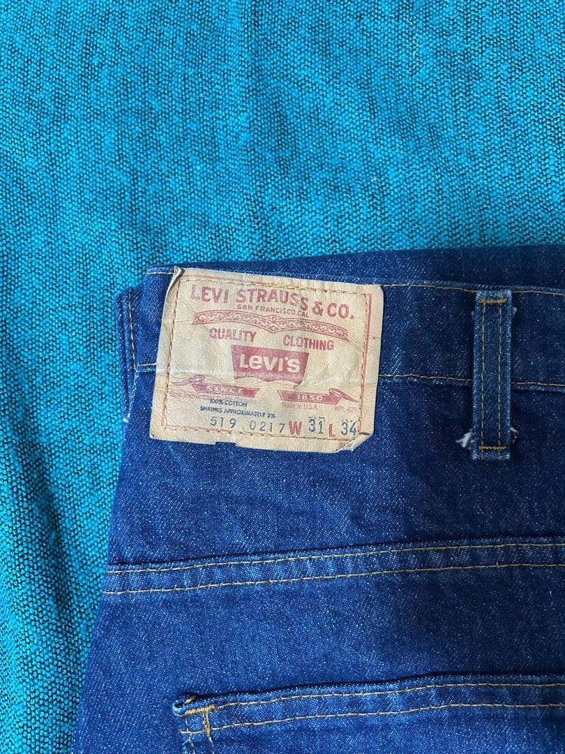Levi's 519 デニム W31 L34 オレンジタブ テッドストック