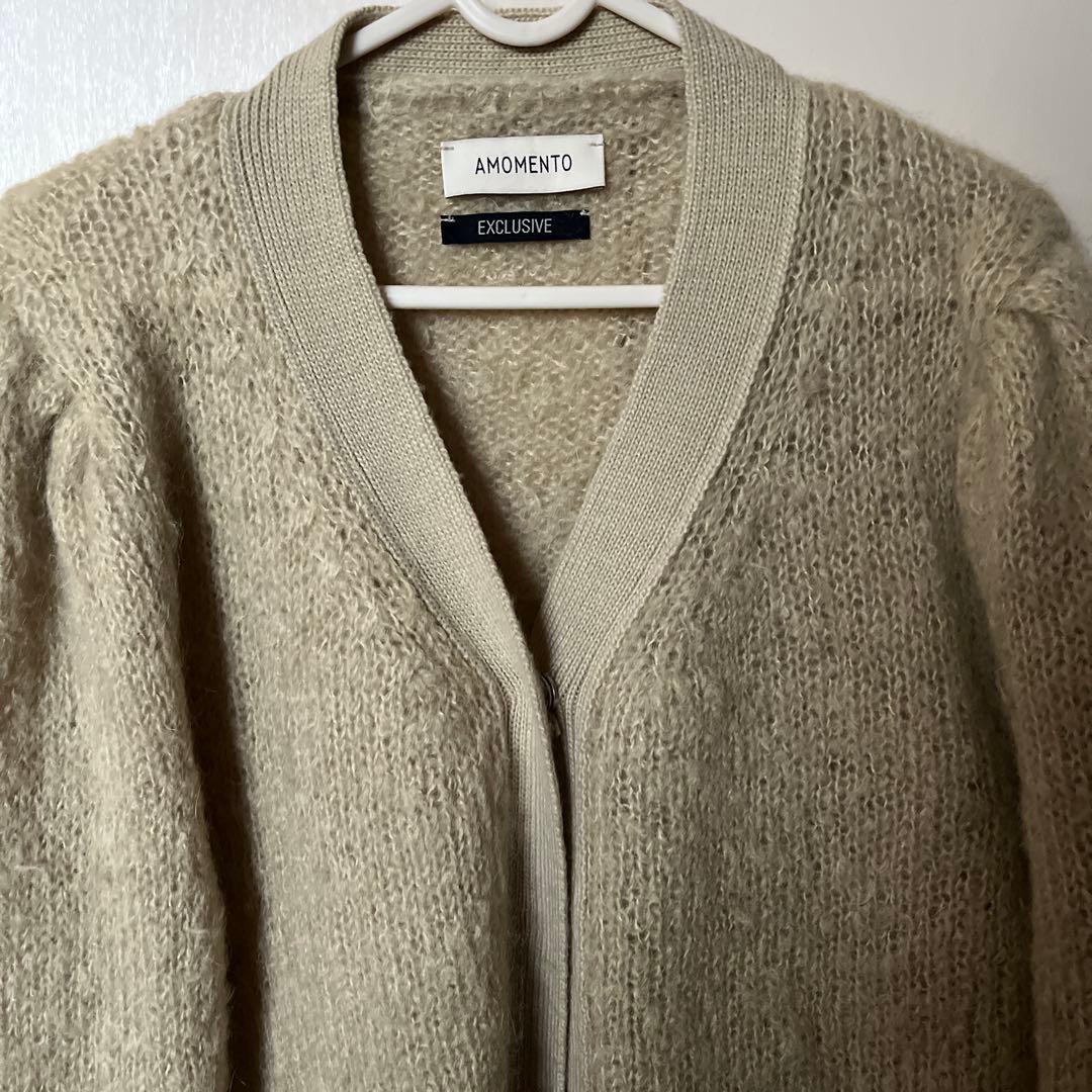 【週末限定値下げ】AMOMENTO アモーメントモヘアカーディガン