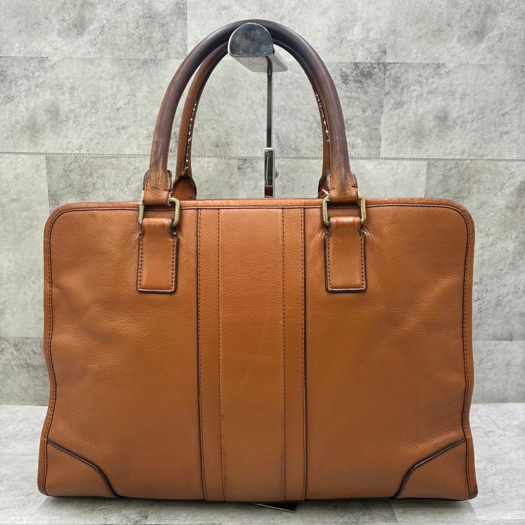美品 コーチ 2way ビジネスバッグ ブリーフケース レザー 収納多数 A4