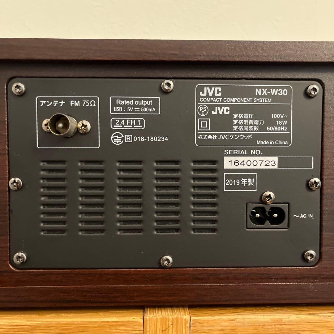 専用 JVC コンパクトコンポートネントシステム NX-W30