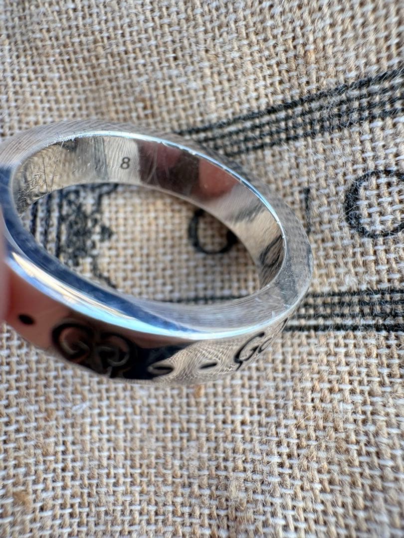 グッチゴースト　シルバー リング