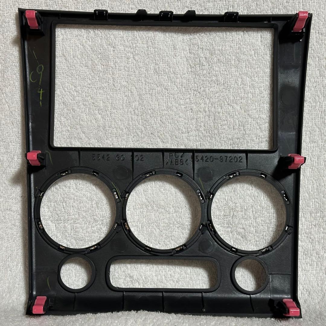 L880 コペン 純正オプション ウッドパネル ウッドセンタークラスターパネル