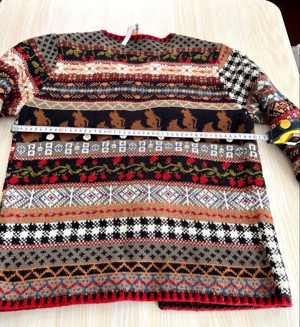 最安値お値下！美品PINK HOUSE苺モチーフカーディガン・クリーニング済