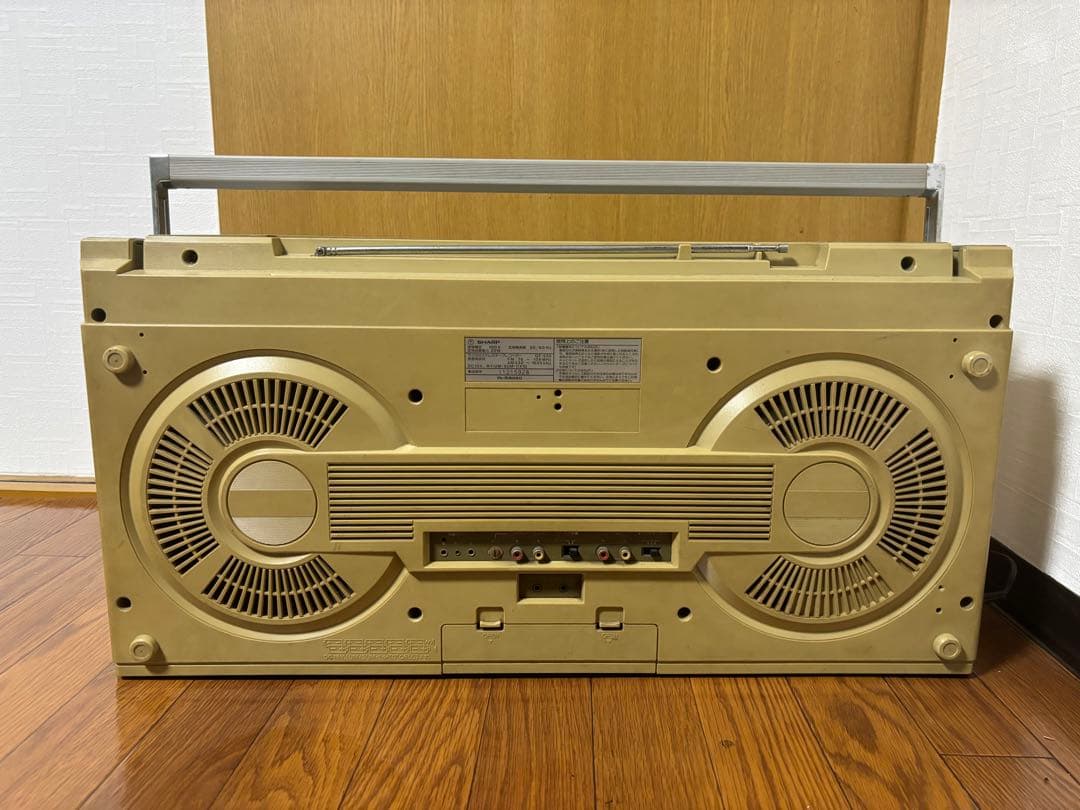 SHARP ラジカセ シルバー