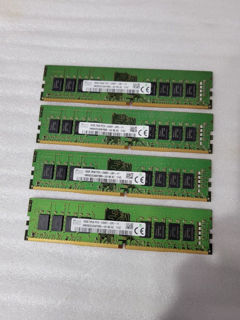 HMAA2GU6AFR6N-UH 16GB DDR4 メモリ 4枚セット