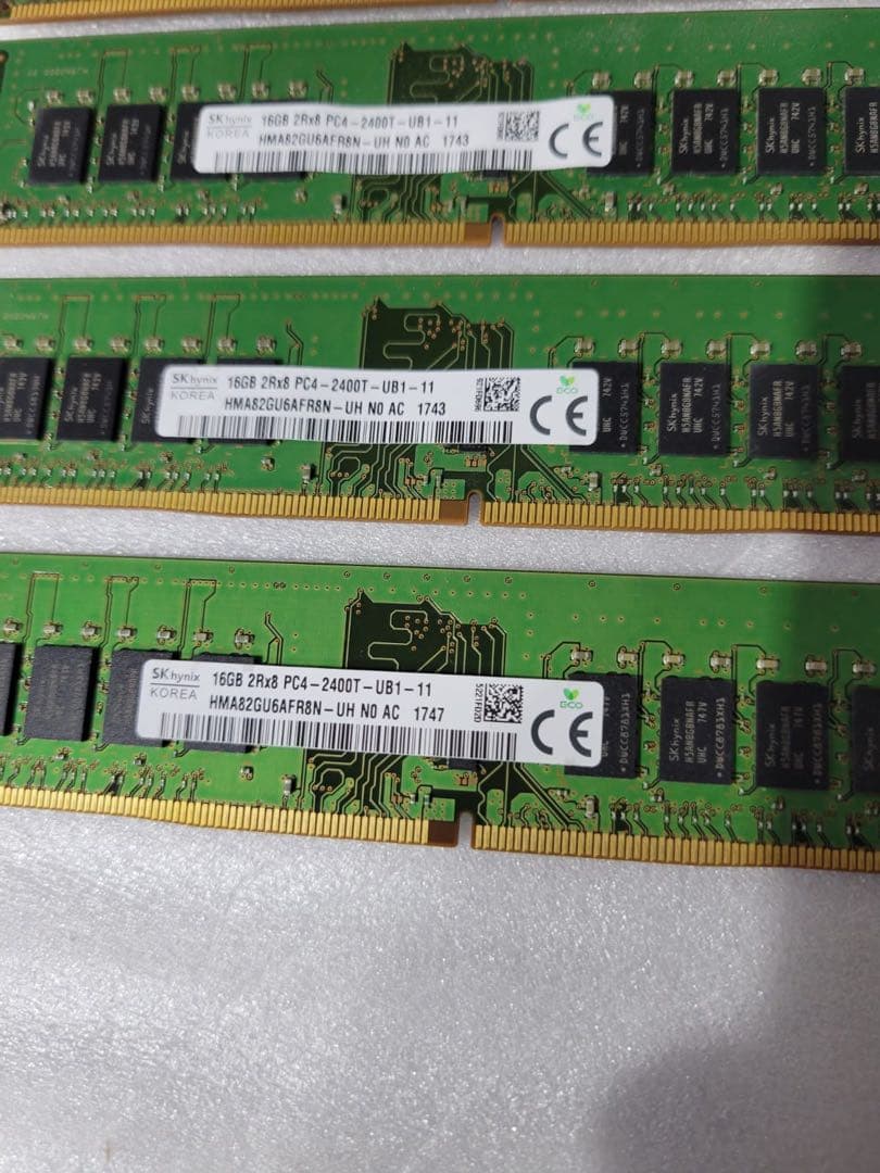 HMAA2GU6AFR6N-UH 16GB DDR4 メモリ 4枚セット