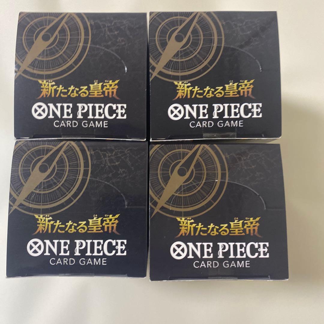 m*y様 ONE PIECE カードゲーム OP-09 4箱セット テープ付き