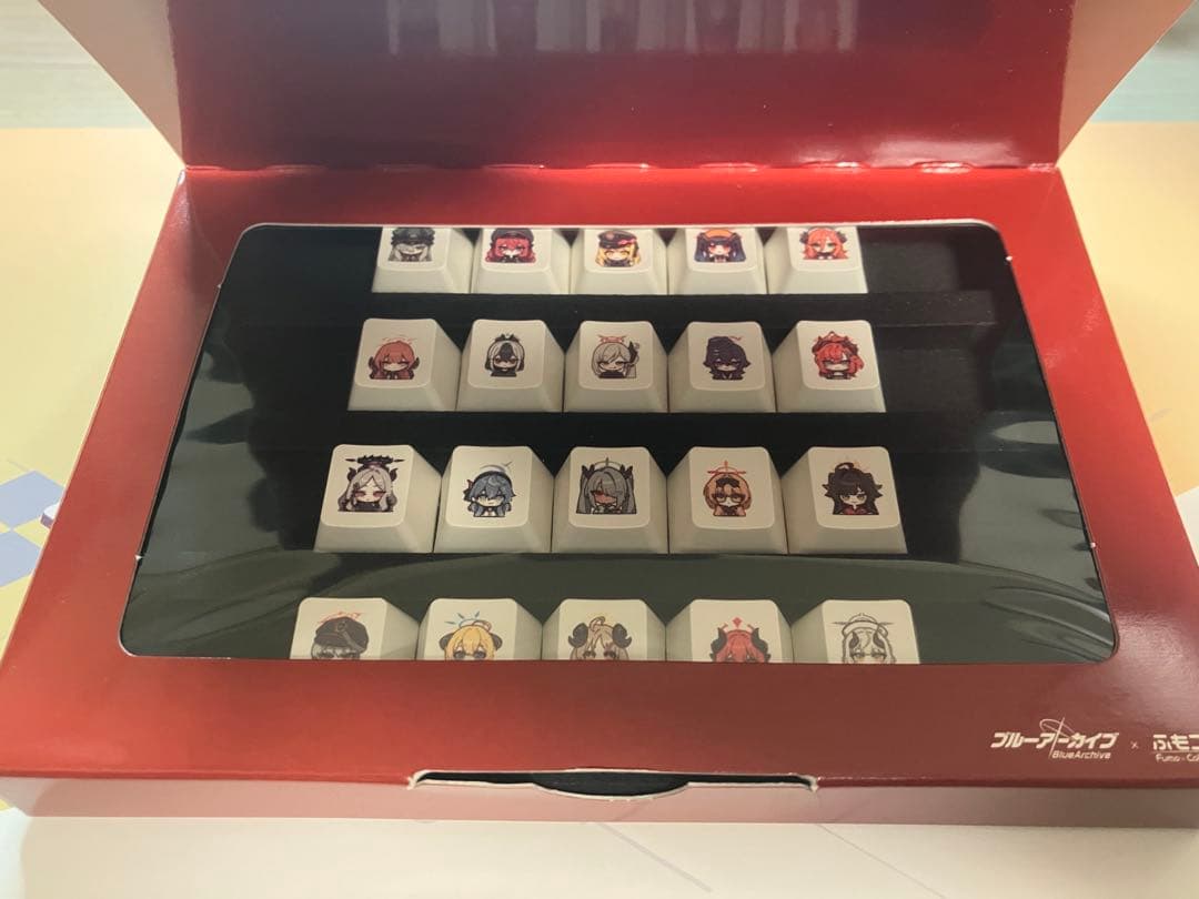 ブルーアーカイブ キーボード ブルアカ 日本語配列　ジャスミン軸 ふモコレ