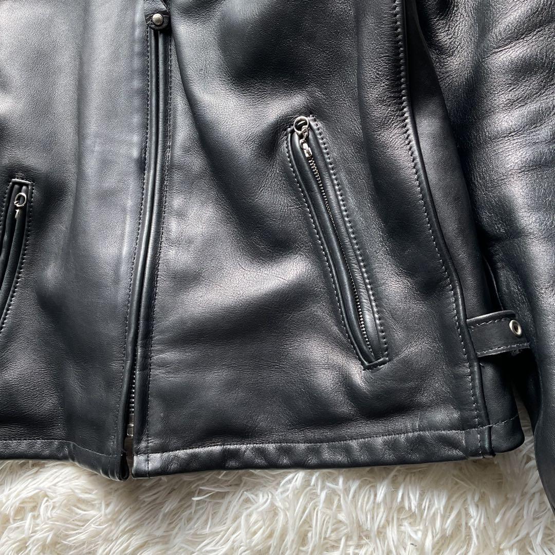 美品✨schott 103US レザージャケット　シングルライダース　44 黒