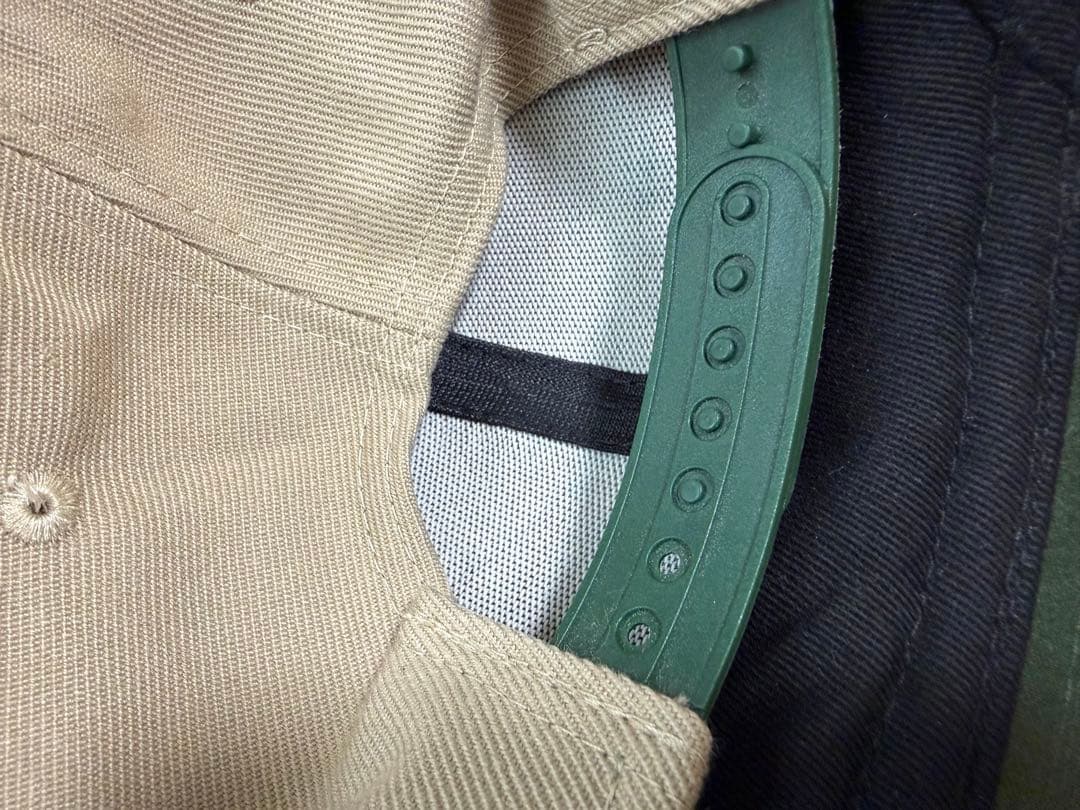 IRIE FISHING CLUB キャップ　ベージュ　グリーン