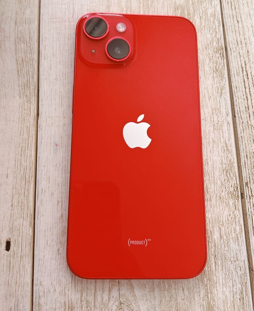iPhone14 128GB RED 美品 箱・充電ケーブル付 即発送