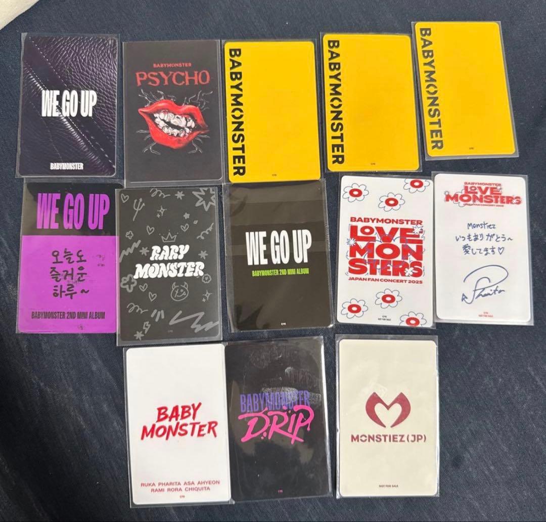 BABY MONSTER トレカまとめ売り チキタ、パリタ、アサ、アヒョン