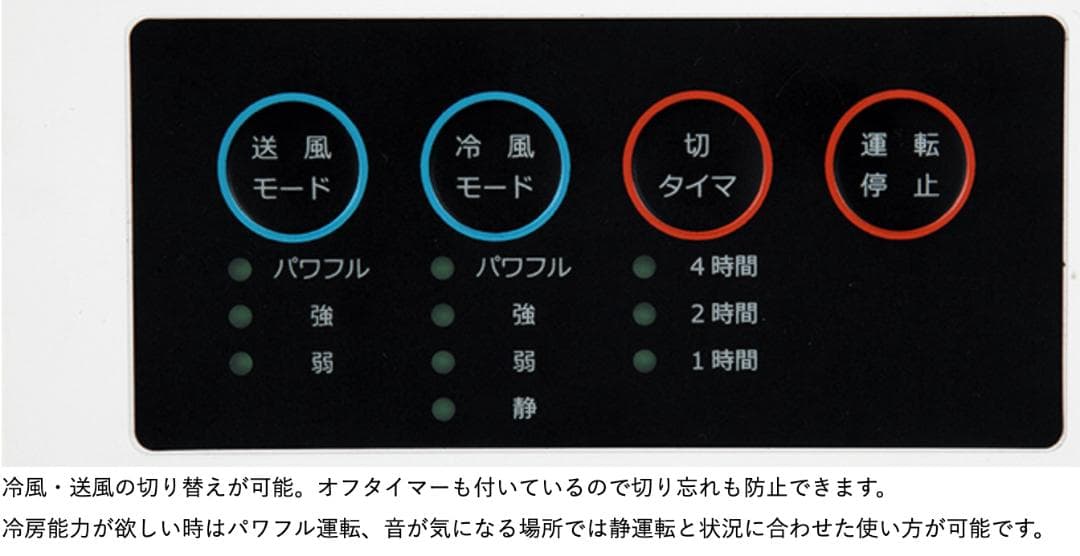 スイデン ハンディークーラー 小型スポットエアコン ホワイト SS-1SAW-1