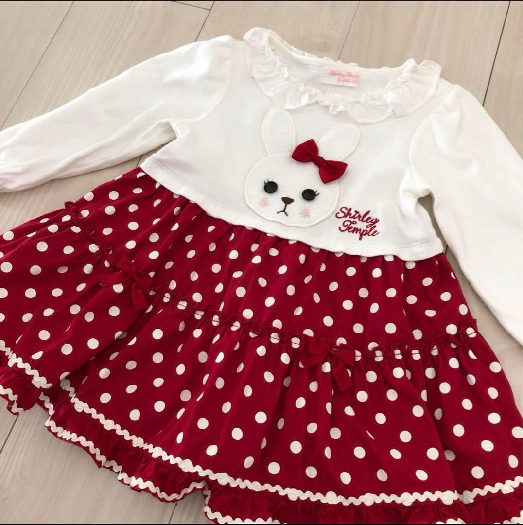 【rei】　シャーリーデンプルうさぎワンピース