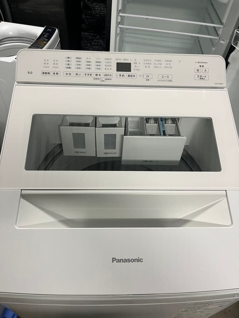 全自動洗濯機 洗濯9.0kg・乾燥2.0kg NAFA9K K3 2024年製T