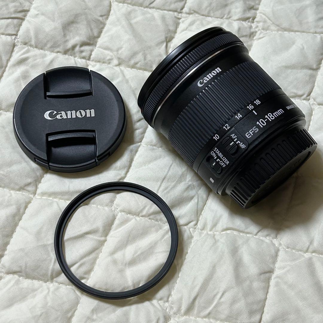【美品】Canon EF-S10-18mm F4.5-5.6 フィルター付き
