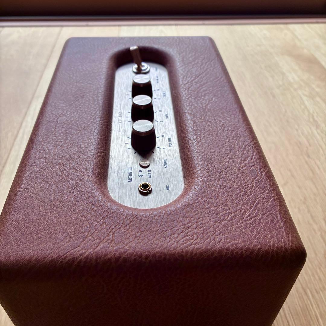Marshall bluetooth スピーカー ActonⅢ ブラウン