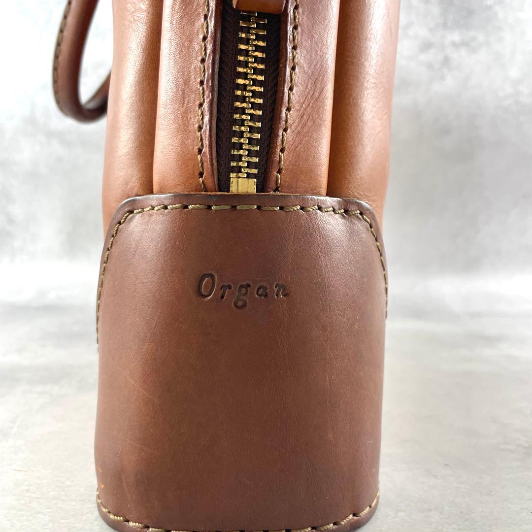 入手困難✨ Organ オルガン ハンドバッグ ビジネスバッグ レザー ブラウン