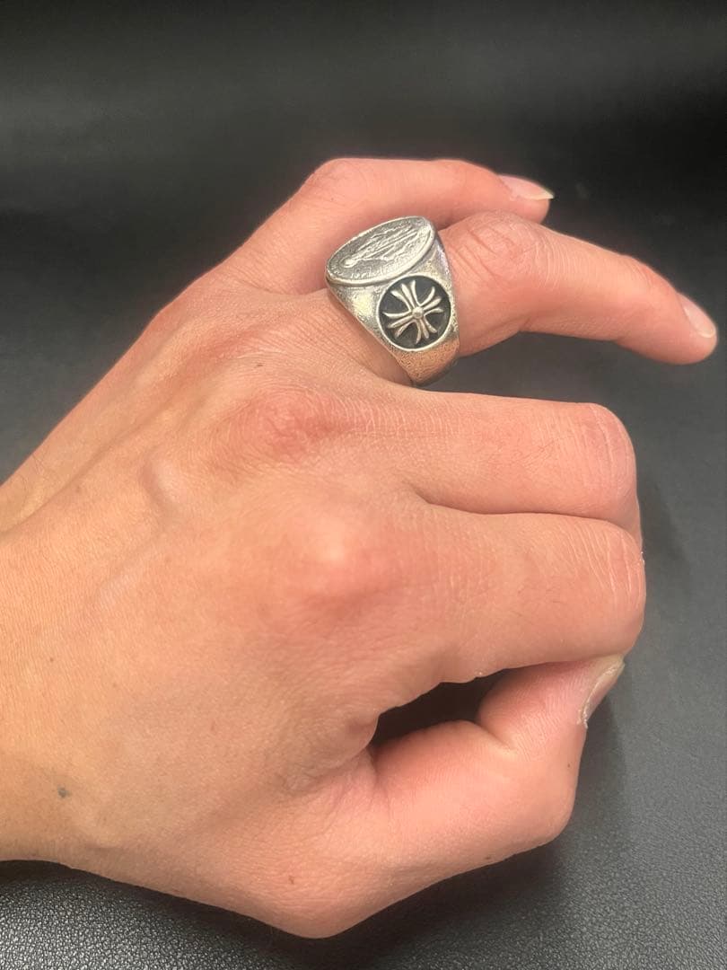 【けびん】Zenith マリアクロスリング　シルバー925 21号相当