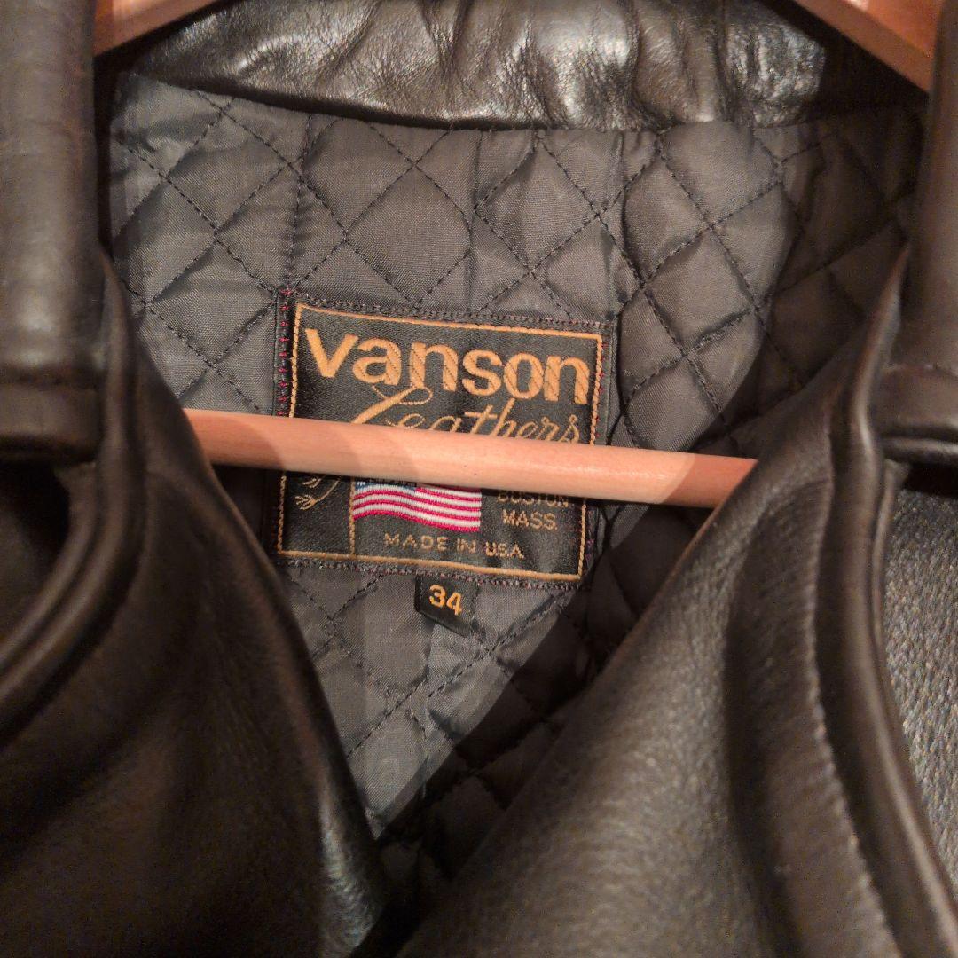 バンソン C2 ダブルライダースジャケット Vanson タロン 90年代