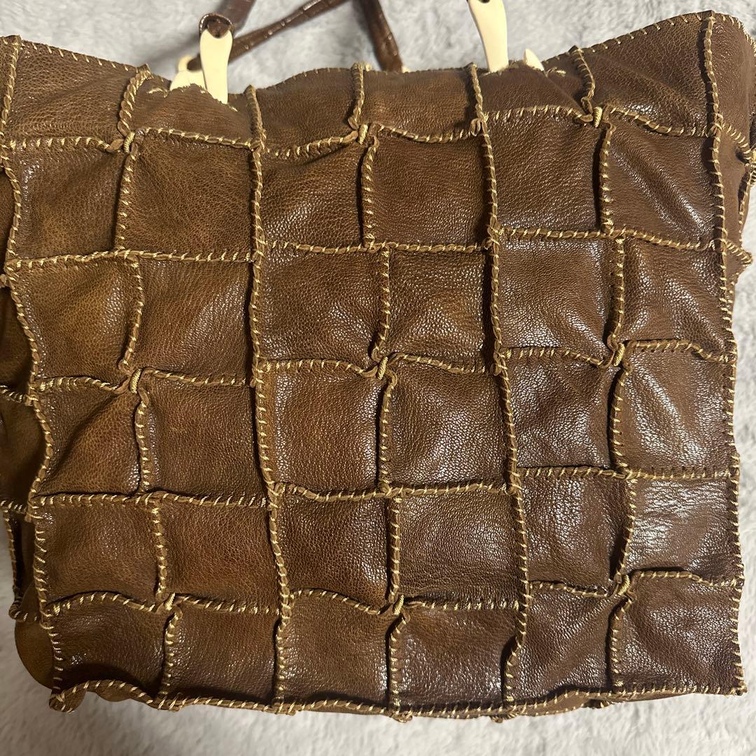 ジャマンピエッシュJamin Puech トートバッグ　ブラウン HONU オヌ