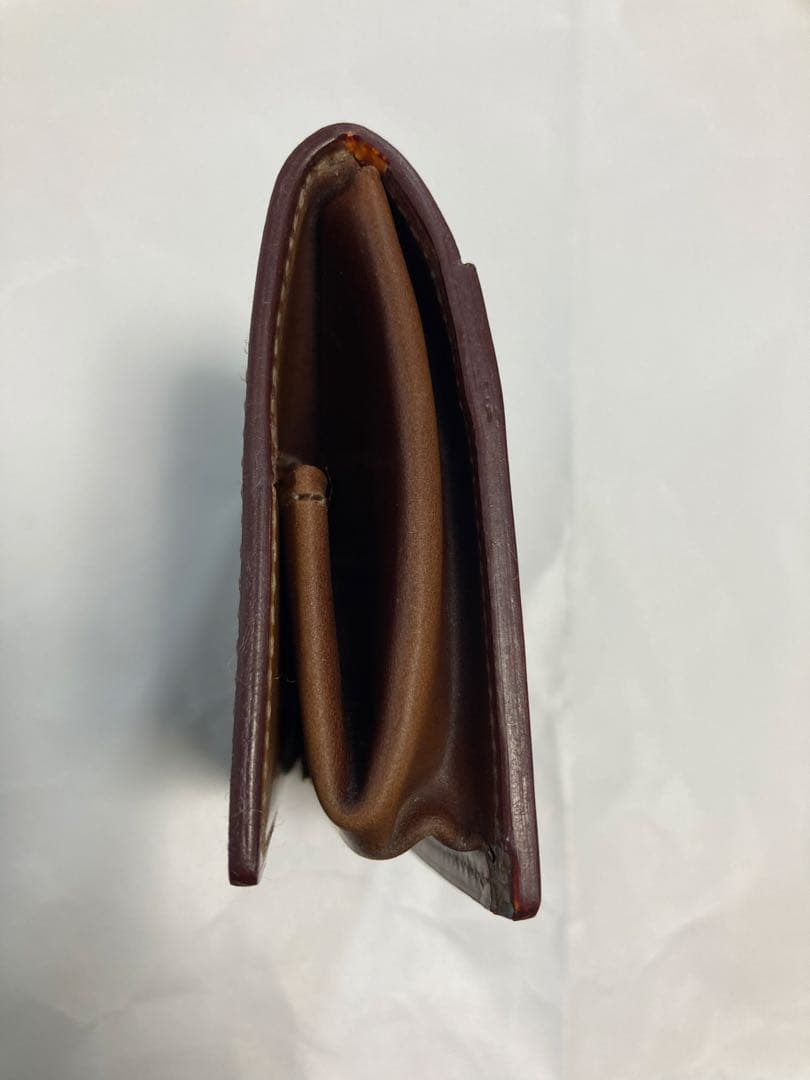 【未使用】ガンゾ ホーウィン シェルコードバン BOX 小銭入れ ナチュラル