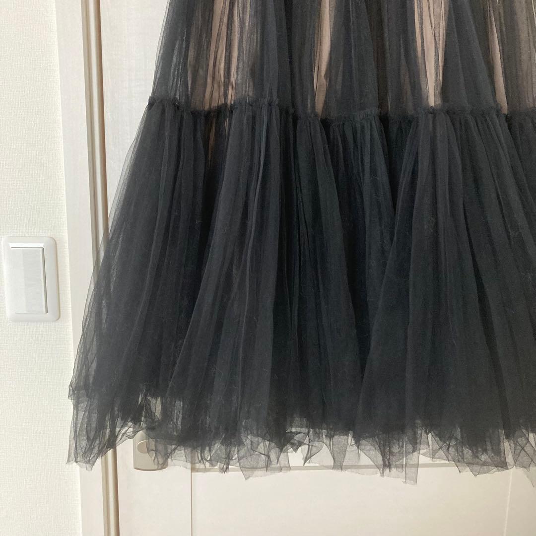 ダブルスタンダードクロージング sov. ボリュームチュールスカート ブラック