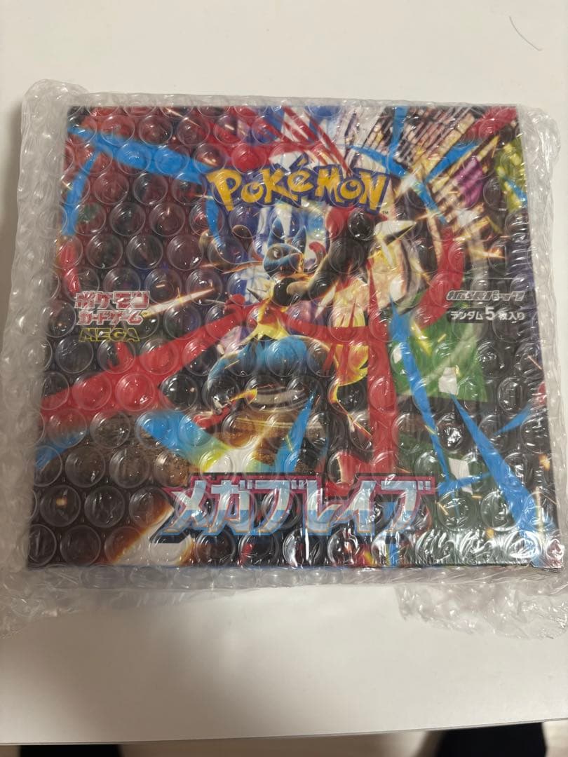 ポケモンカード　メガブレイブBOXシュリンク付き