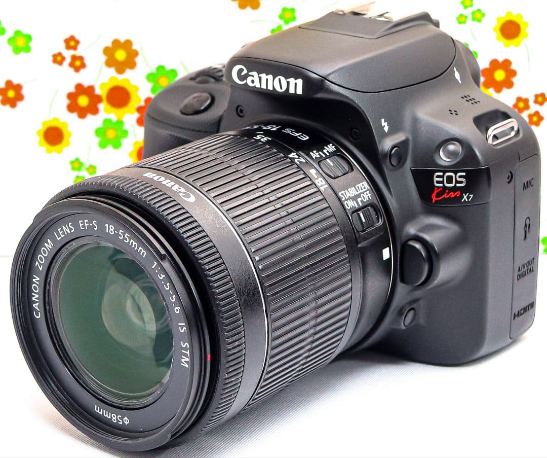 美品 Canon EOS Kiss X7☆スマホ転送☆超小型☆間違いない一眼レフ