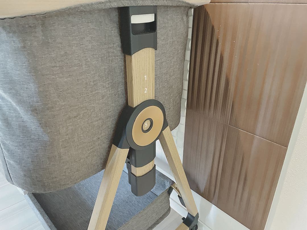 美品‼︎ 半年間使用 HZDMJ ベビーベッド　グレー ネントレ 遮光