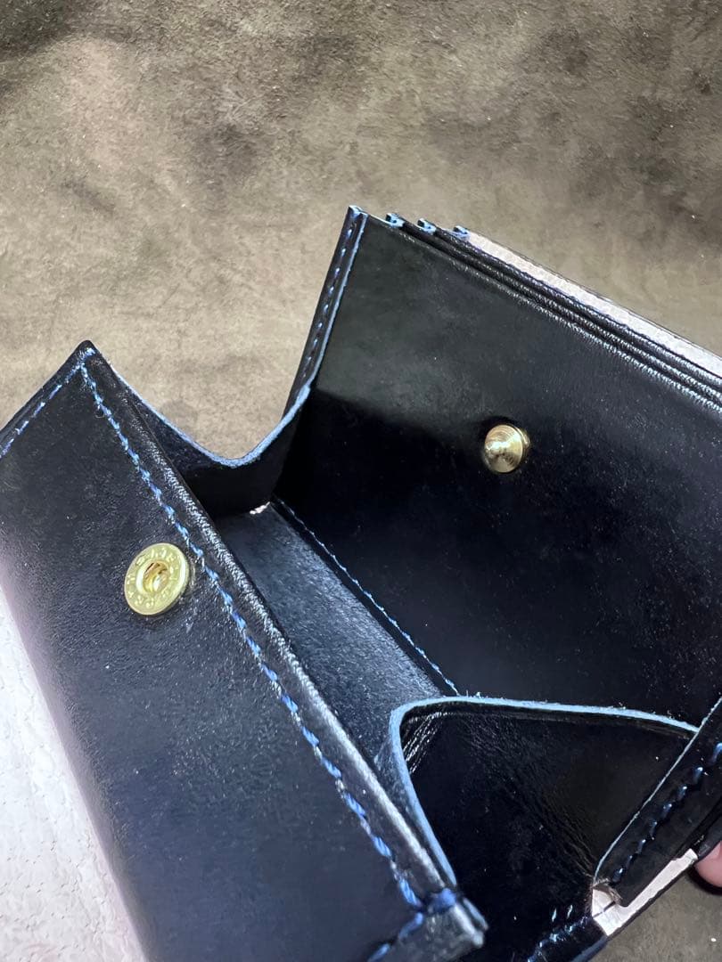 エムピウ ミッレフォッリエ　同型　本革財布　クロコダイル型押しレザー