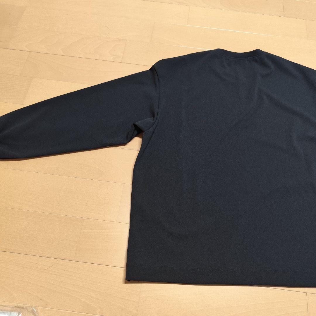 美品！CULLNI ロゴ刺繍 ロングスリーブカットソー 24SSブラック 1