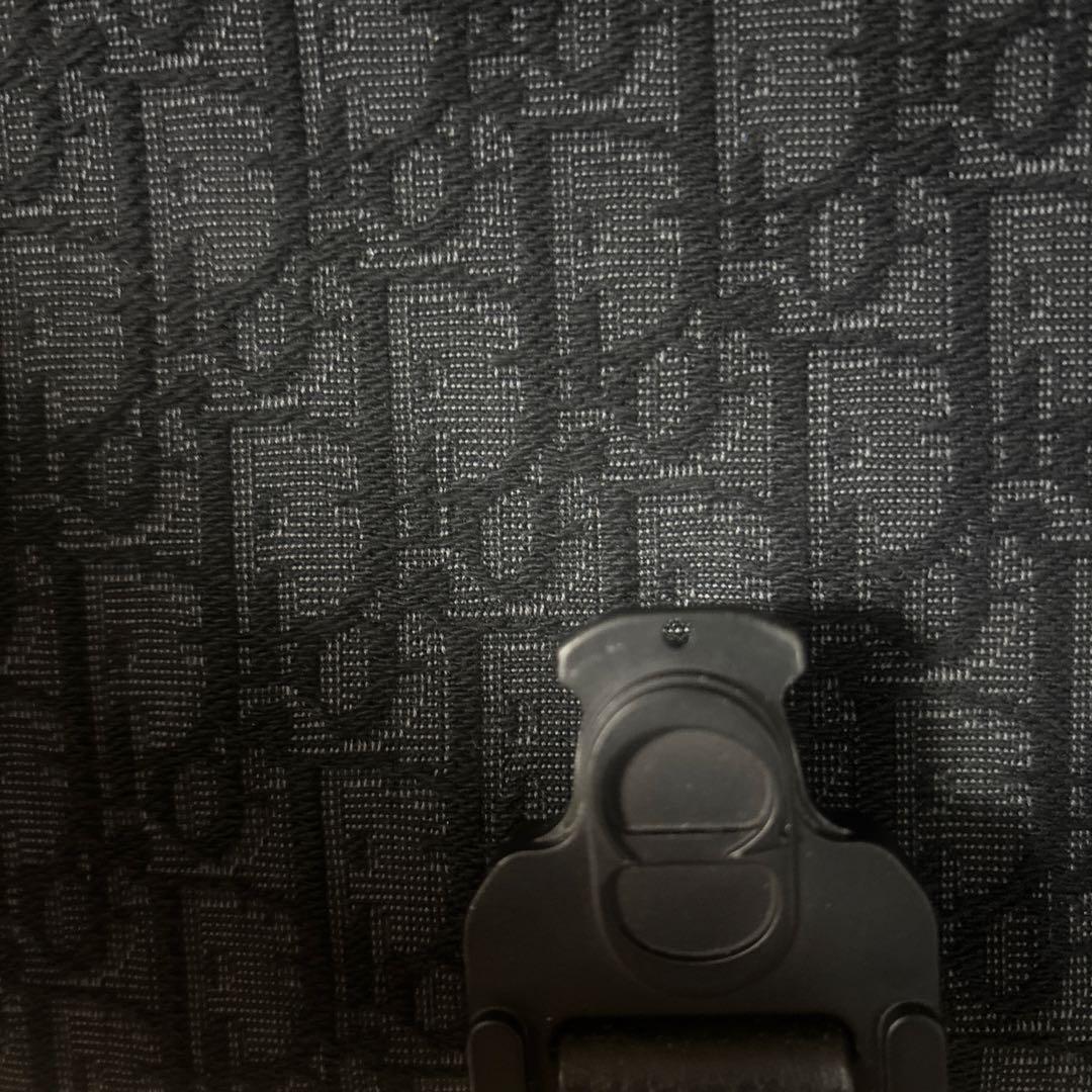 ち*す様 【本体のみ】Dior ブラック サドル メッセンジャーバッグ