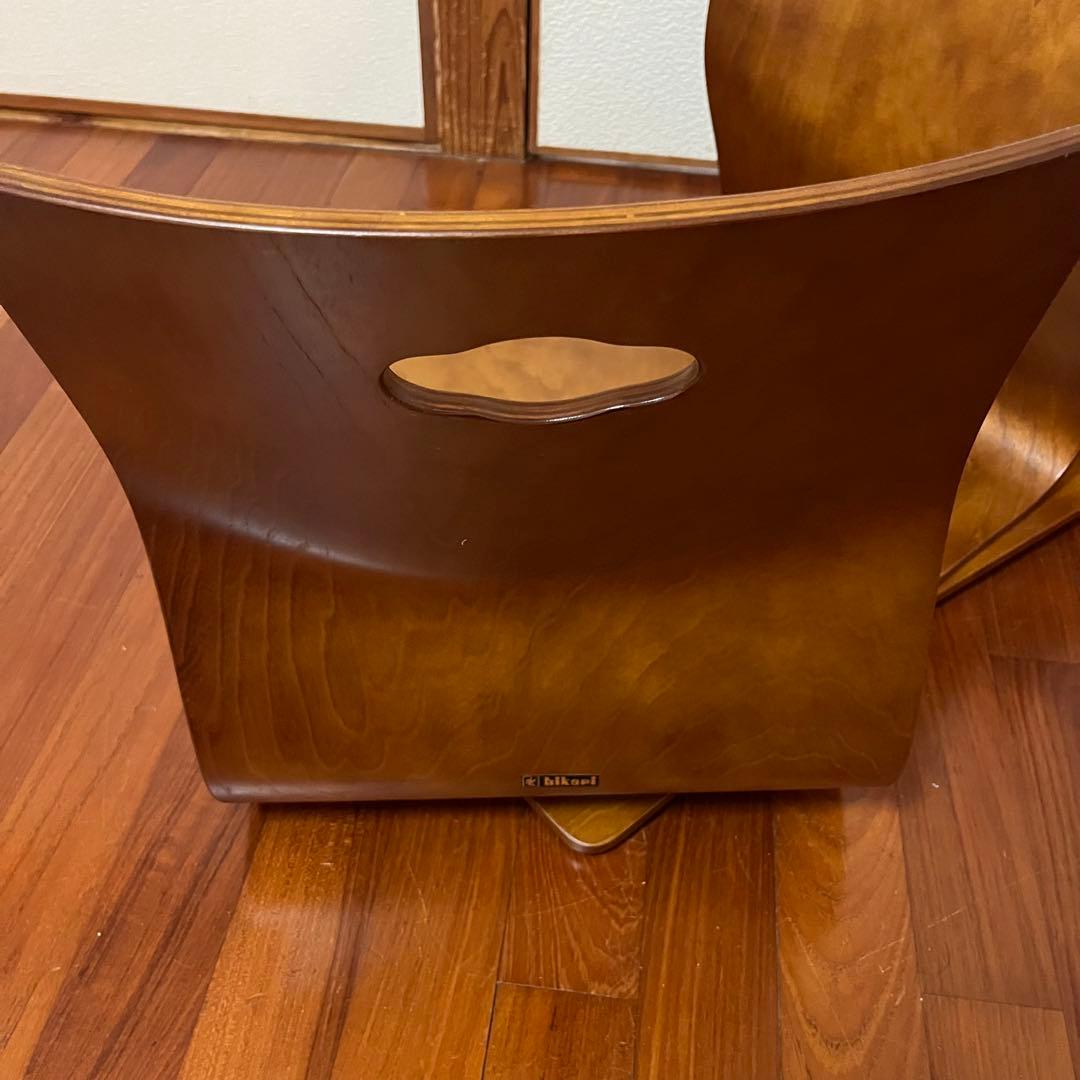 hikari 光製作所 和座椅子8台セット 和モダン 和風 木の温もり 曲げ木