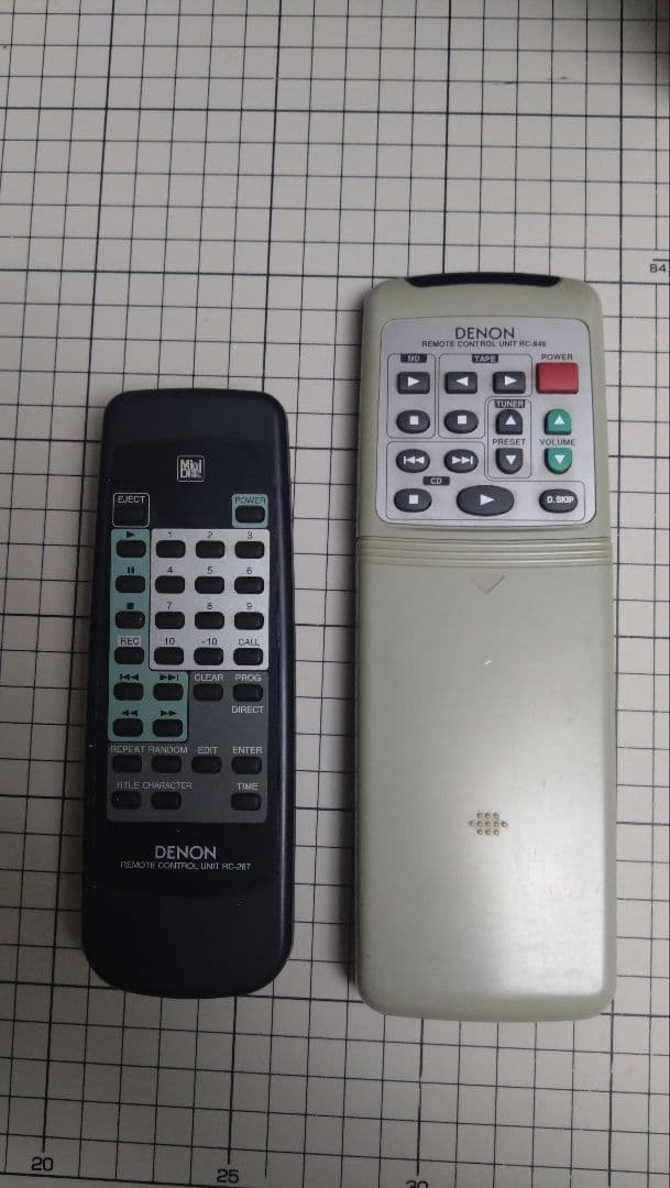 DENON UD-M10 MD カセット スピーカー セット ミニコンポ