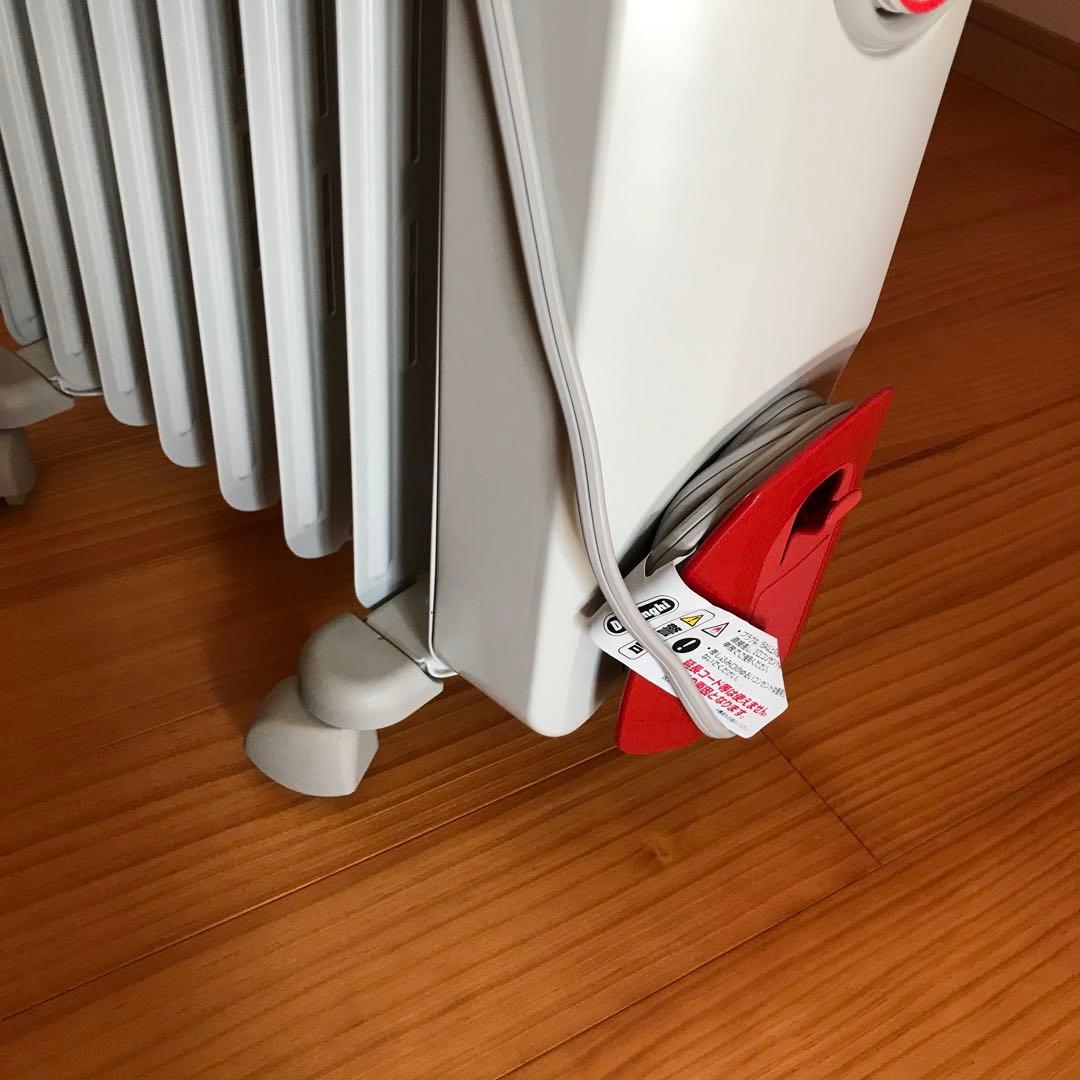 【美品】デロンギ　オイルヒーター　赤　レッド