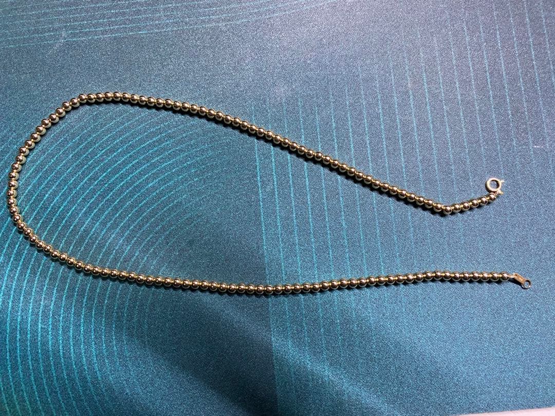 金 ヴェルメイユ ネックレス (k18留め具