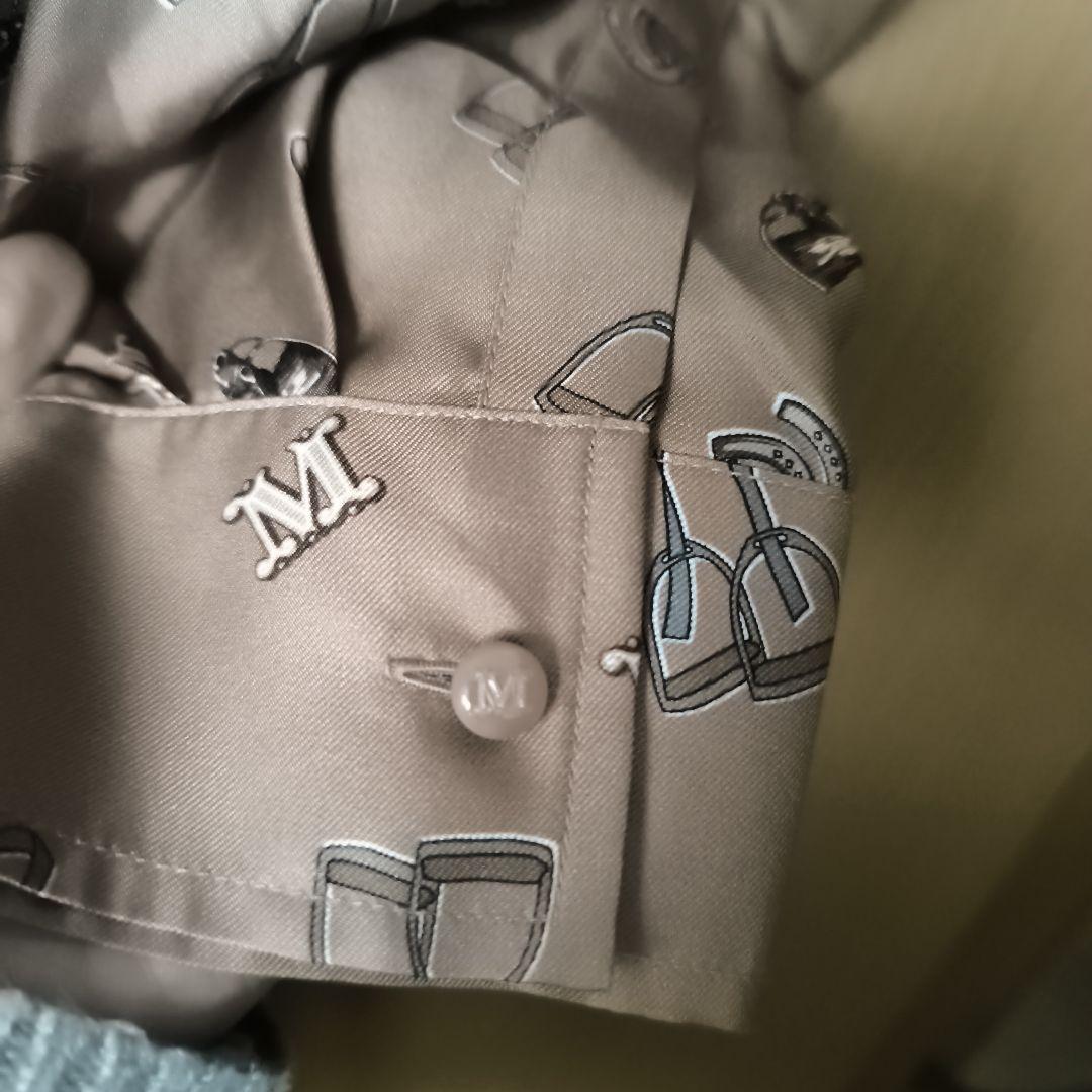 Max Mara シルク ロングシャツワンピース 38