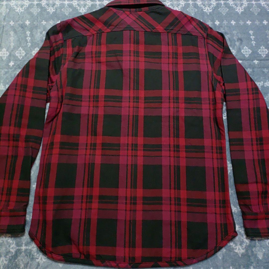 新品 ウエス UES 長袖シャツ 502355 エクストラヘビーネルシャツ L