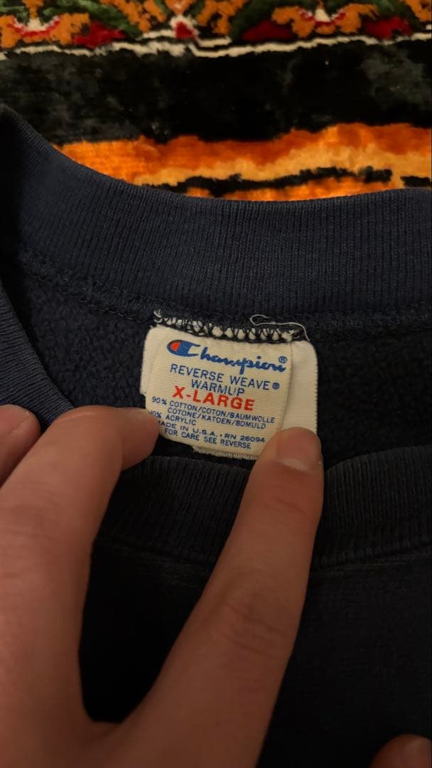 90sリバースウィーブ XL Champion ネイビー
