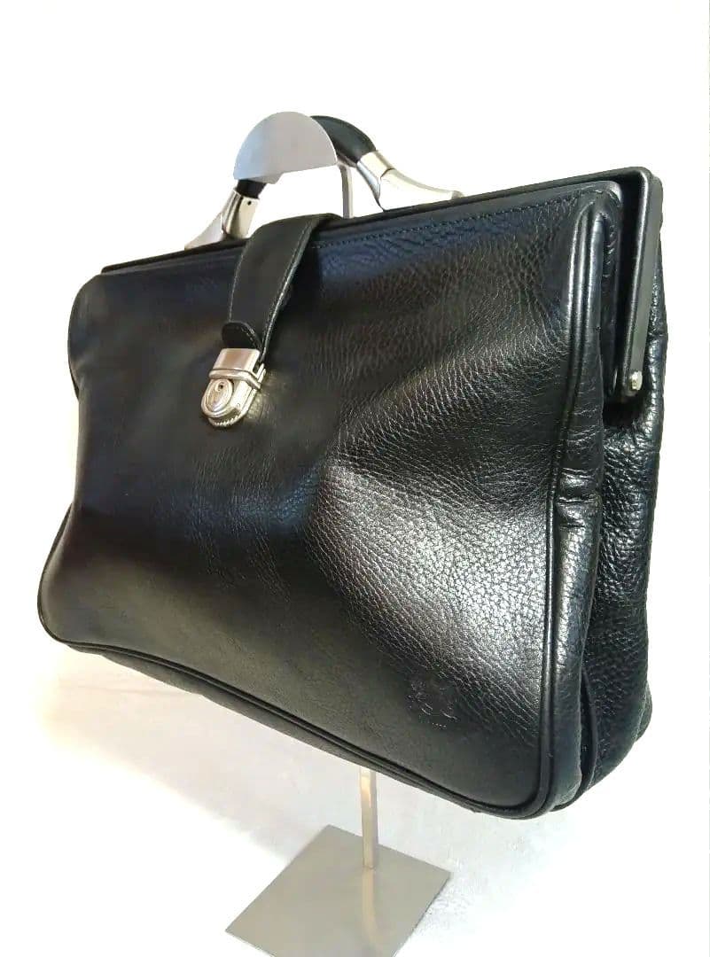 【希少】POTER ダレスバッグ　ヴィンテージ　シボレザー　ブラック