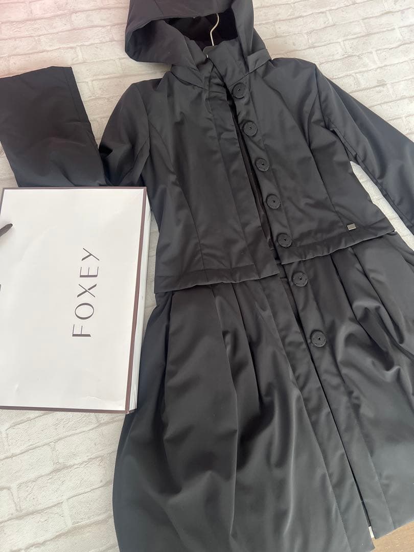 ジ*ヒ様 美品✨ フォクシーニューヨーク　フード取り外し　セパレート　2way