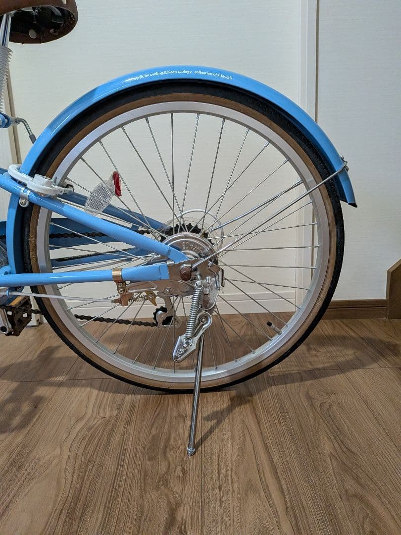 引取り限定！MAHALO 子供用自転車 　マハロジュニア　22型　ブルー　中古